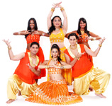 Bollywood dancers