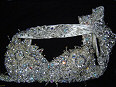Antique Silver Stretch Satin