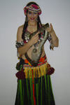 Tribal belly dancer